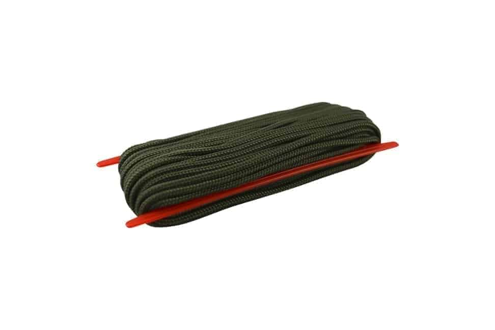 Kombat UK 3mm x 15m green paracord on spool