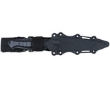Kombat UK Tanto Knife With Sheath - Black