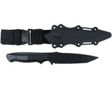 Kombat UK Tanto Knife With Sheath - Black