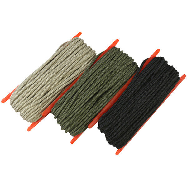 Kombat UK 3mm x 15m green paracord on spool-Socom Tactical Airsoft