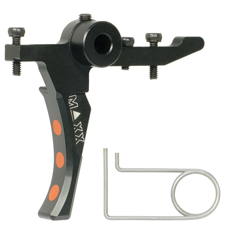 MAXX CNC Aluminium Advanced Speed Trigger (Style D) (Black) for MTW-Socom Tactical Airsoft