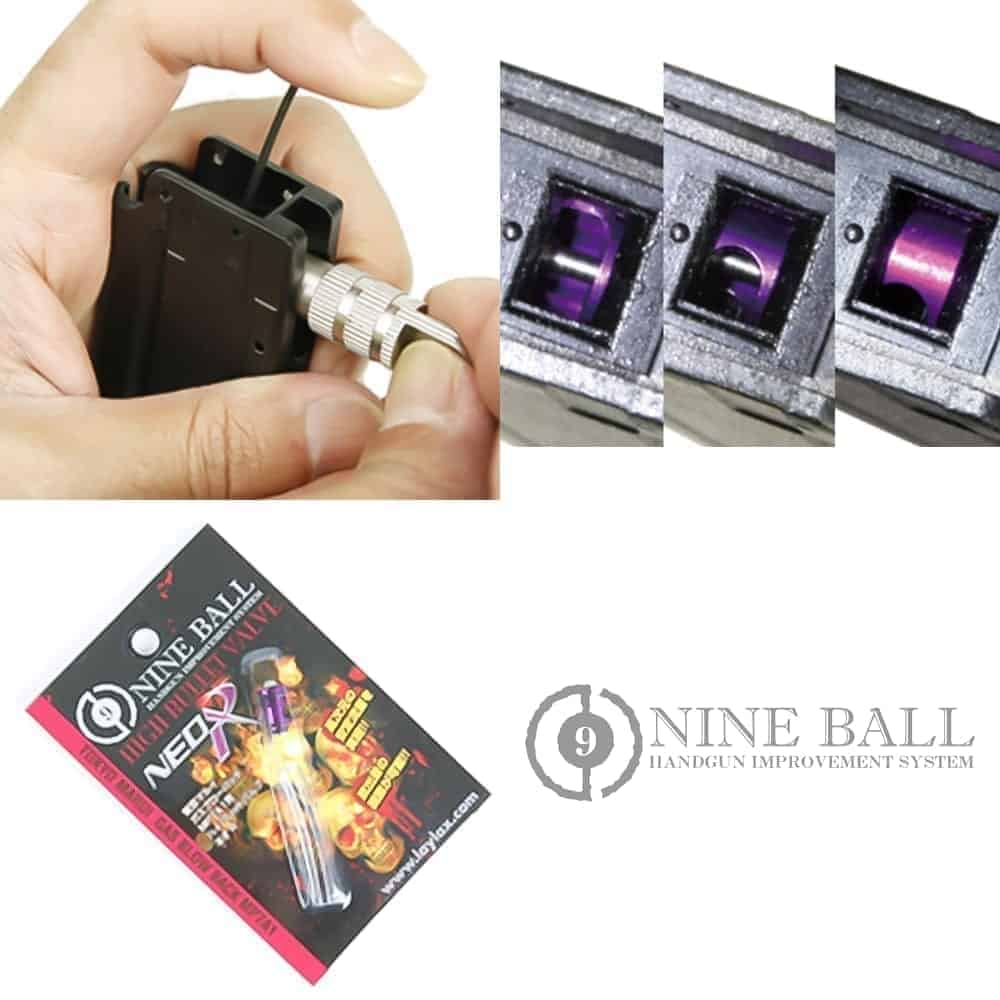 Nine Ball High flow release valve - Tokyo Marui MP7