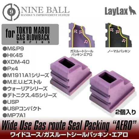 Nine Ball TM MP7,USP,XDM high flow gas routers