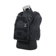 Novritsch ASPC 1.2 airsoft plate carrier in Black with front flap