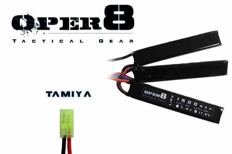 Oper8 11.1v 1500MAH LiPo Crane Stock Battery