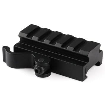 Oper8 20mm 5 slot QD RIS riser for picatinny rail