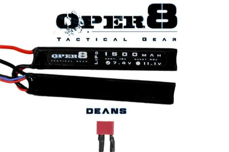 Oper8 7.4v Lipo Cranestock 1500MAH Battery