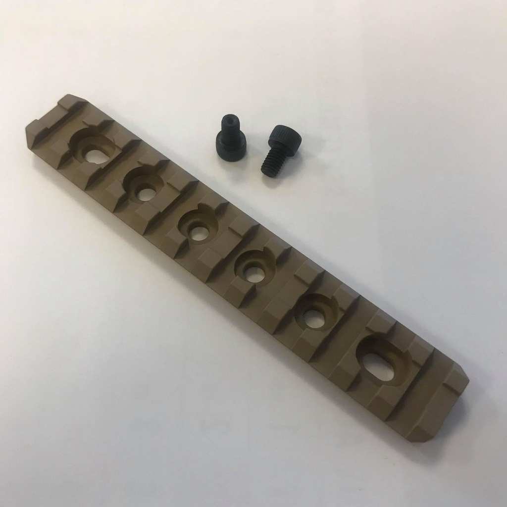 PPS 12cm RIS rail section - Dark earth