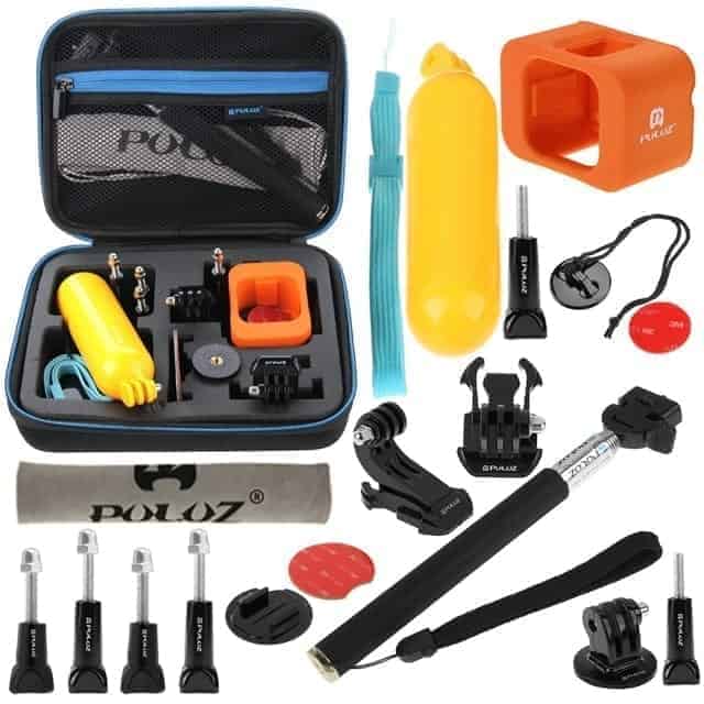 PULUZ 18 in 1 Accessories Combo Kit with EVA Case