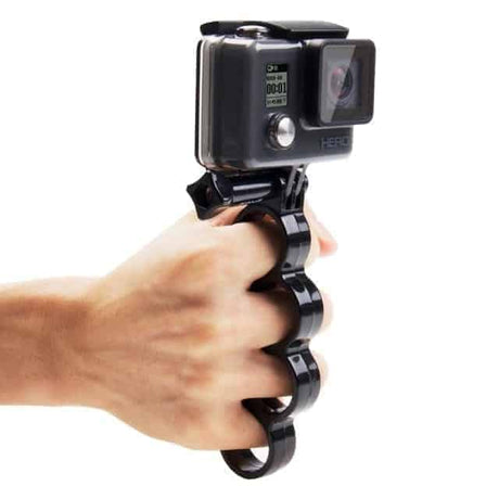 PULUZ Handheld Plastic Fingers Grip Ring Monopod Tripod Mount wi