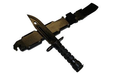 Plastic Dummy M4/M16 Bayonet With Sheath