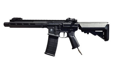 Poseidon Punisher+ M4 HPA airsoft rifle with Polarstar Jack in black