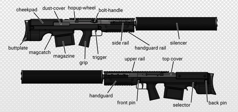 Silverback VKS "Vykhlop" Sniper Rifle Special Purpose Silent Rifle