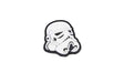 Star Wars Stormtrooper helmet velcro morale patch (Black)