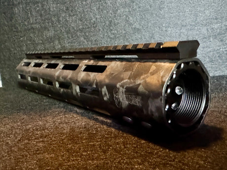 Strike Carbon 44mm slim forged carbon fibre airsoft handguard