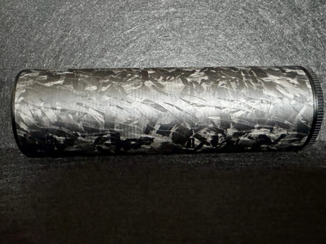 Strike Carbon 50mm 6 inch airsoft suppressor, Tiger Edition