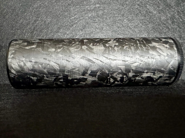 Strike Carbon 50mm 6 inch airsoft suppressor, Tiger Edition