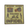 TPB Beer drinking, pork eating, womanising Infidel patch