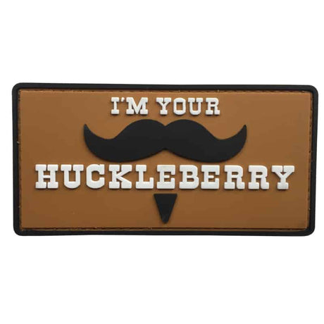 TPB I'm your Huckleberry Moustache Patch