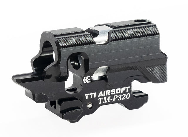 TTI Infinity TDC CNC hop up chamber for Tokyo Marui P320 GBB pistol in black