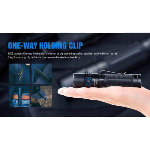TrustFire MC3 EDC Magnetic Rechargeable Flashlight