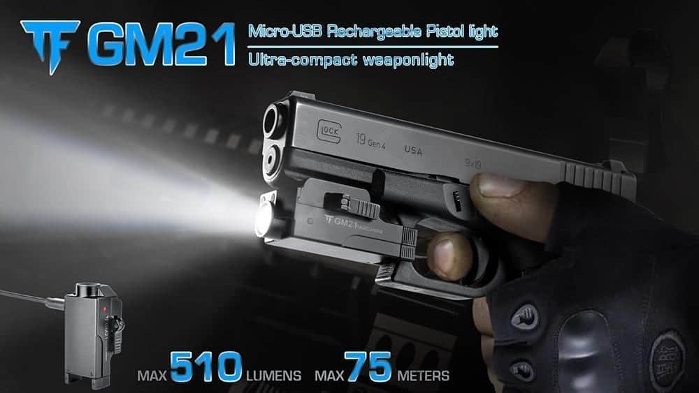 TrustFire Rechargeable GM21 Pistol Light