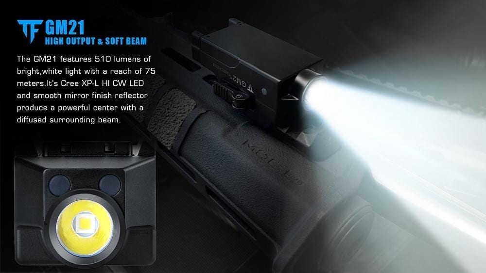 TrustFire Rechargeable GM21 Pistol Light
