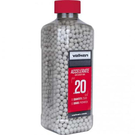 Valken Accelerate Airsoft BBs 0.20g 2500 White