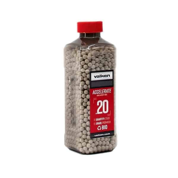 Valken Accelerate Airsoft BBs 0.20g Biodegradable BB (2500)