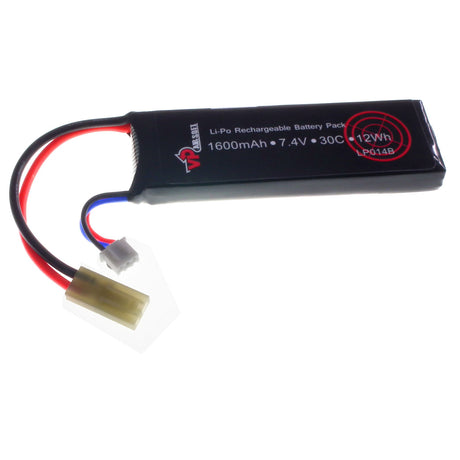 Vapex 7.4V 1600mAh 30C+ LiPO Block Battery