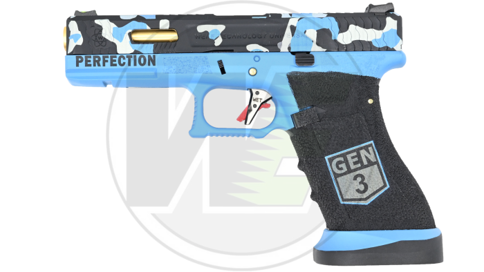 WE EU17 Secret Camo Blue -  Semi and Full Auto