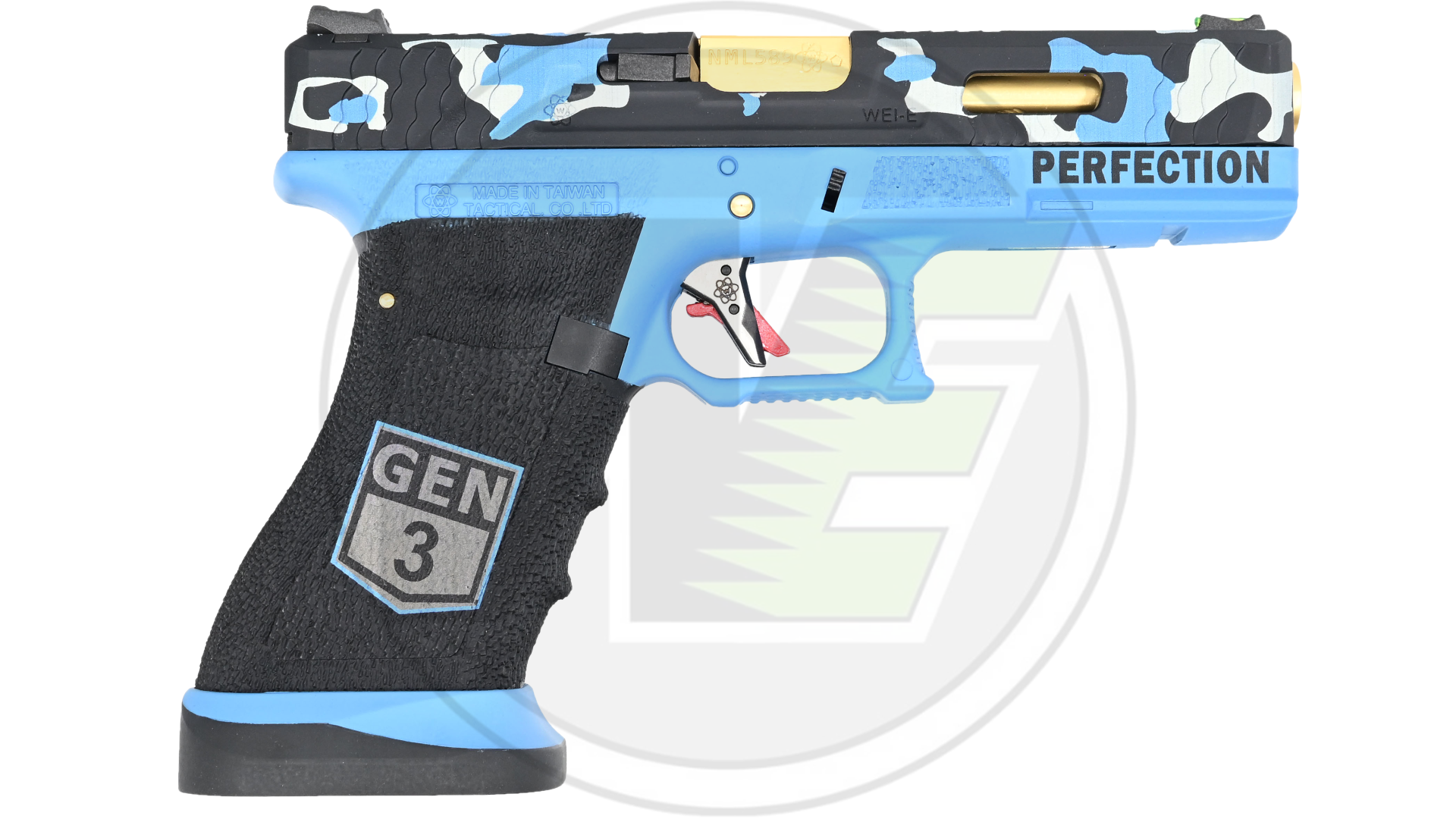 WE WU17 Secret Camo Blue Pistol