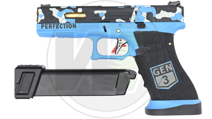 WE EU17 Secret Camo Blue -  Semi and Full Auto