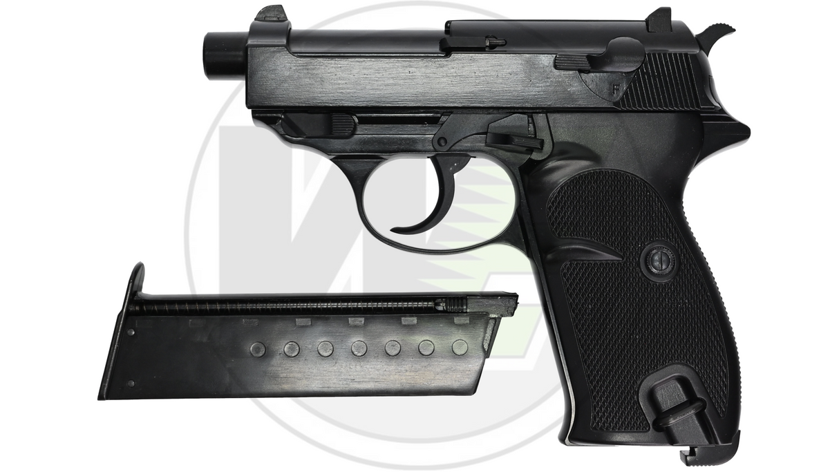 WE p38 Short with Silencer GBB pistol