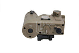 Wadsn DBAL-D2 Flashlight With Red And Green Laser - Dark Earth