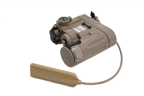 Wadsn DBAL-D2 Flashlight With Red And Green Laser - Dark Earth