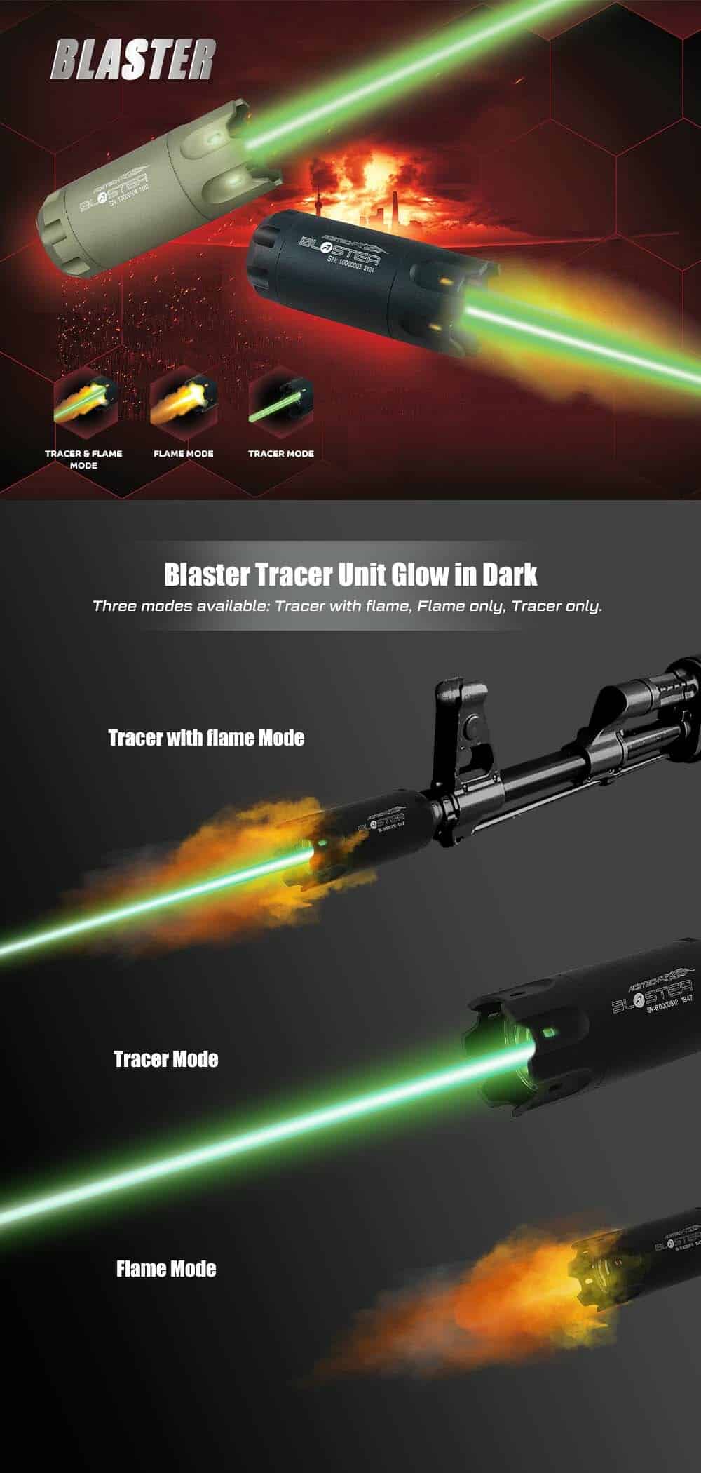 Acetech Blaster Tracer Unit (Tan)