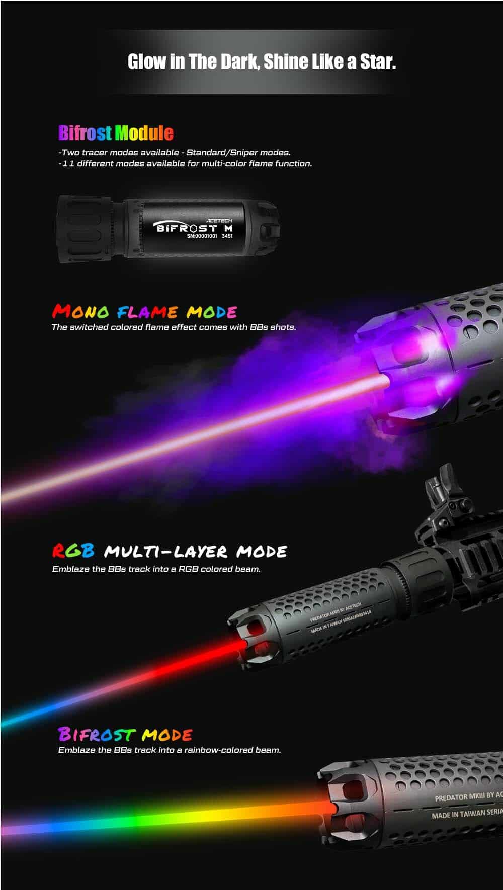 Acetech Predator MKIII With Bifrost M Tracer (Tan)