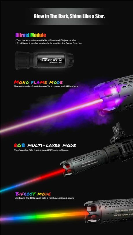 Acetech Predator MKIII With Bifrost M Tracer (Tan)-Airsoft Tracer-Socom Tactical Airsoft