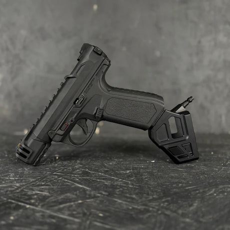 Airtac T1P CNC Angled HPA Adapter - 2 in 1 GLK + CAPA - Blackout Edition-AirTac-Socom Tactical Airsoft