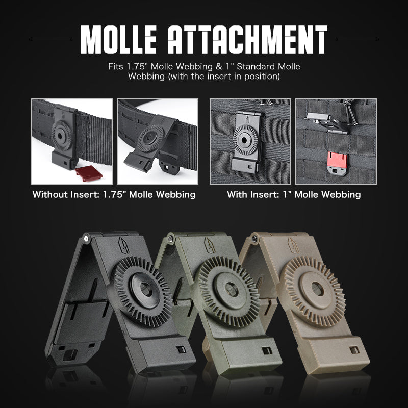 Amomax Slim MOLLE Attachment-Amomax-Socom Tactical Airsoft