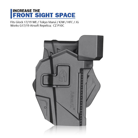 Amomax Tactical Holster with RDS Fits Glock-Amomax-Socom Tactical Airsoft
