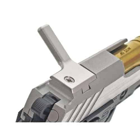 Cow Cow RAW Cocking handle for Hi-Capa-1911 Standard CL - Silver-COW COW Technology-Socom Tactical Airsoft