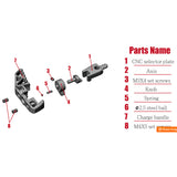 CTM AAP-01 Selector Switch Charging Handle (Type A)-CTM-Socom Tactical Airsoft