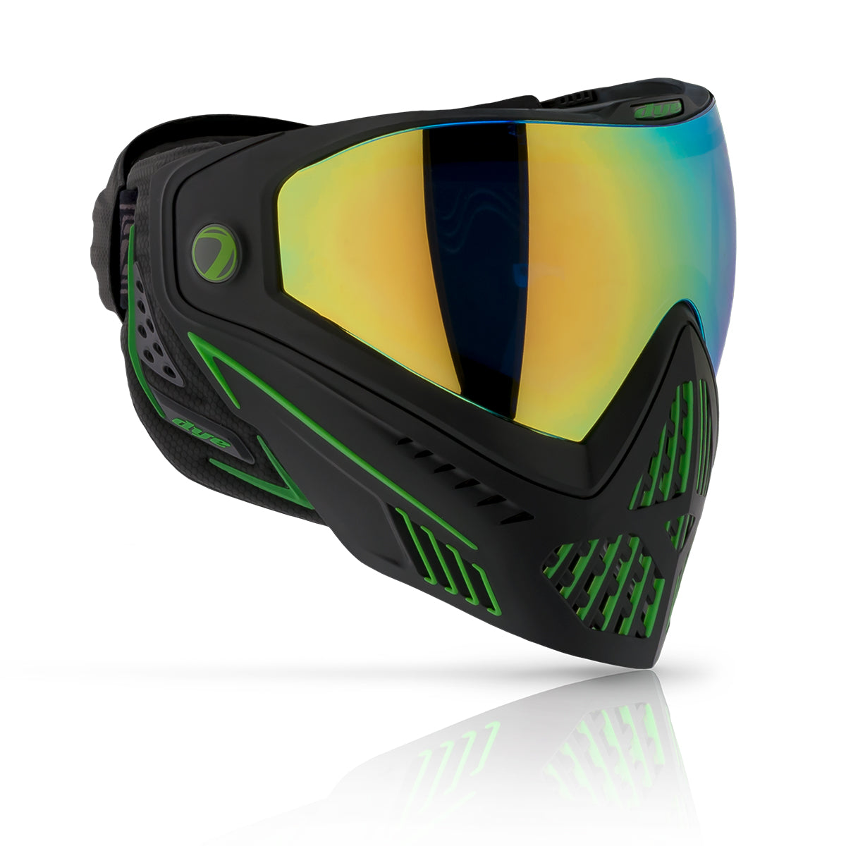 Dye i5 EMERALD Mask Black/Lime 2.0 | Airsoft Masks | SoCom