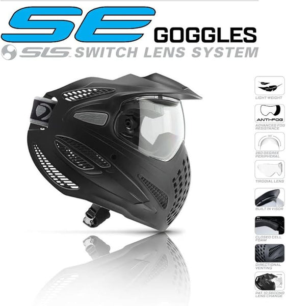 Dye Proto Switch Lunettes de Protection Paintball Bleu
