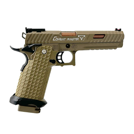 E&C Hi-capa 5.1 TTI GBB Pistol Dark Earth-E&C-Socom Tactical Airsoft