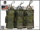 Emerson 5.56 and Pistol Triple Open Top Magazine Pouch-Emerson Gear-Socom Tactical Airsoft