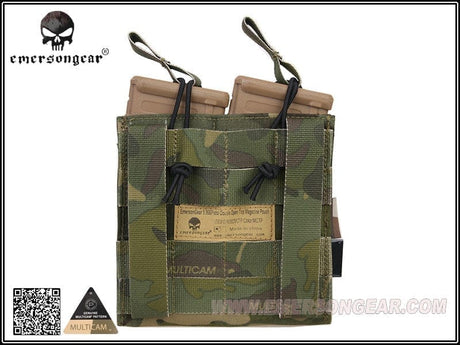 EMERSON 5.56 & Pistol Double Open Top Magazine Pouch Multicam Tropic