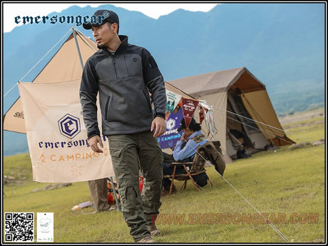 Emerson Blue Label Rhinoceros Breathable Top – Black-Emerson Gear-Socom Tactical Airsoft